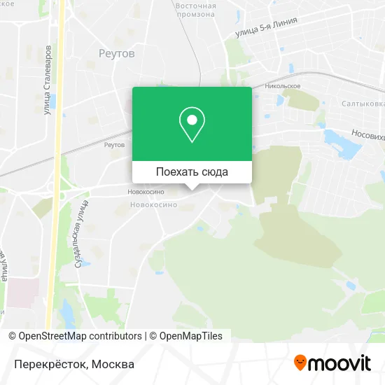 Карта Перекрёсток