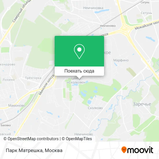 Карта Парк Матрешка
