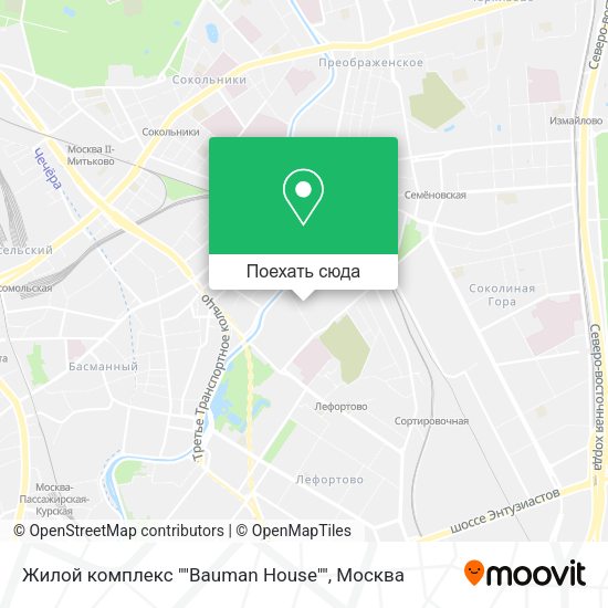 Карта Жилой комплекс ""Bauman House""