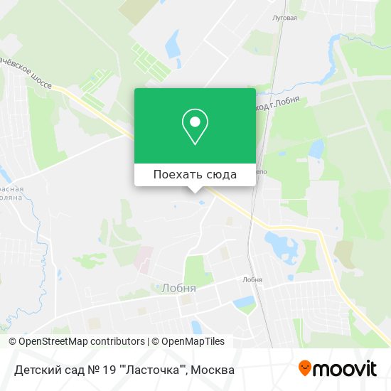 Карта Детский сад № 19 ""Ласточка""