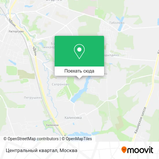 Карта Центральный квартал