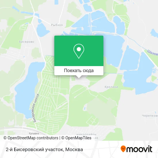 Карта 2-й Бисеровский участок