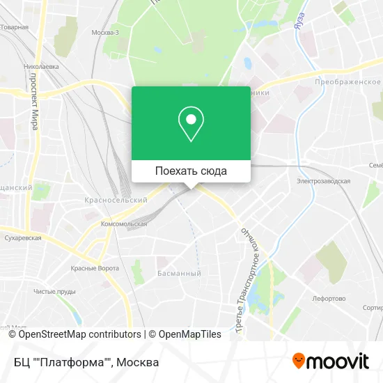 Карта БЦ ""Платформа""