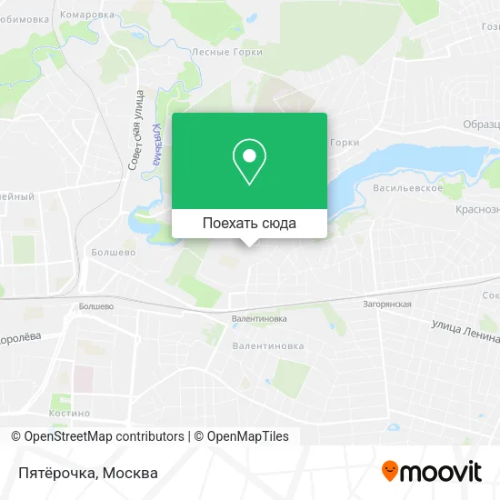 Карта Пятёрочка