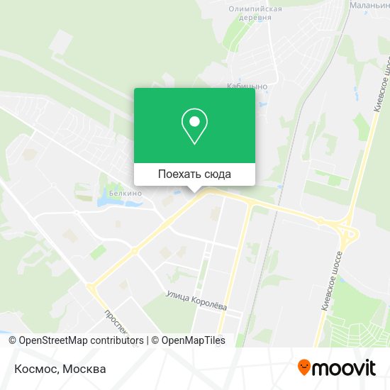 Карта Космос