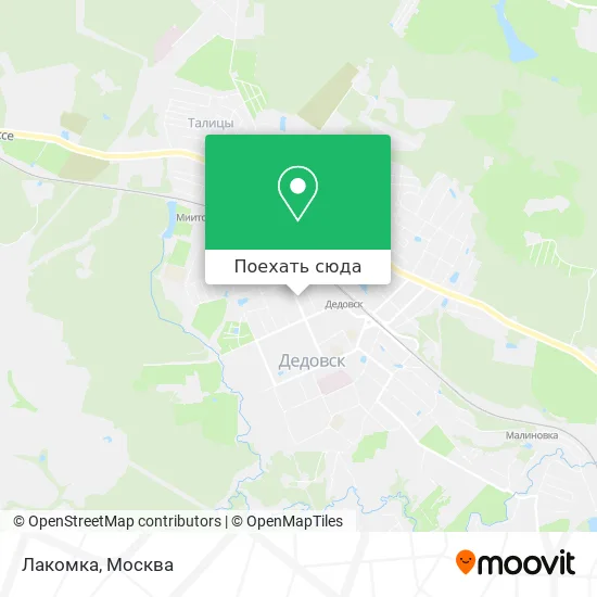 Карта Лакомка