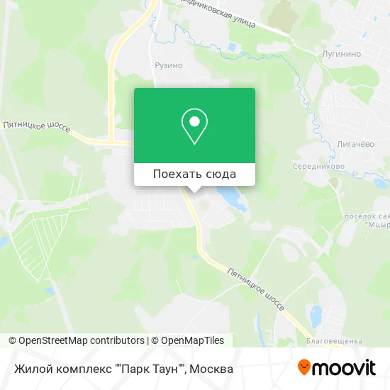 Карта Жилой комплекс ""Парк Таун""