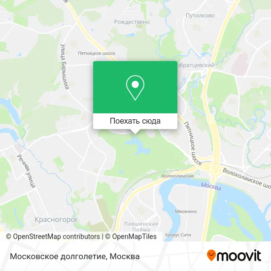 Карта Московское долголетие