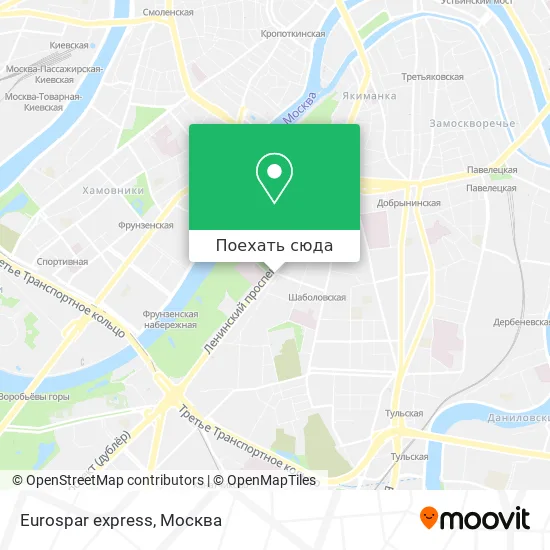 Карта Eurospar express
