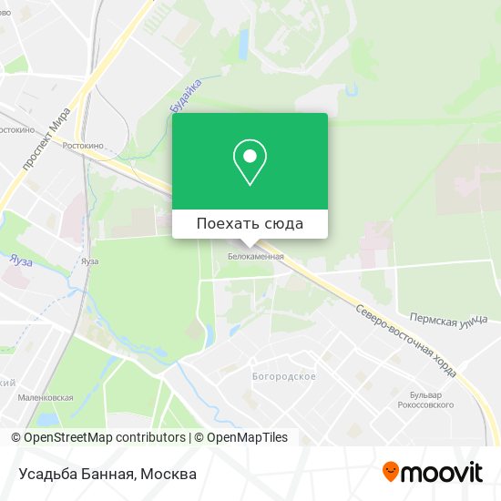 Карта Усадьба Банная