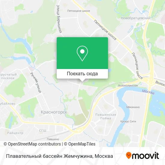 Карта Плавательный бассейн Жемчужина