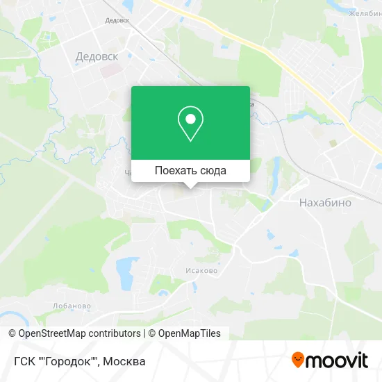 Карта ГСК ""Городок""