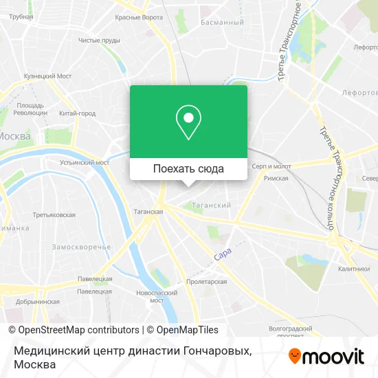 Карта Медицинский центр династии Гончаровых