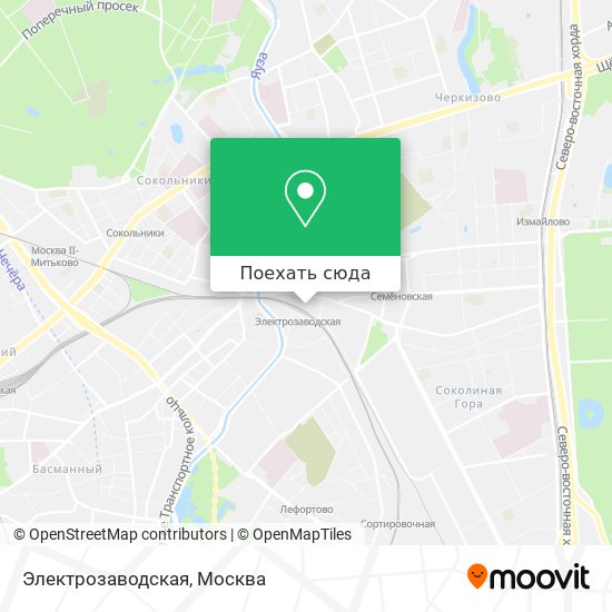 Москва карта электрозаводская 21