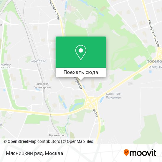 Карта Мясницкий ряд
