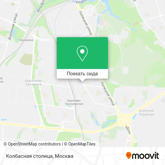 Карта Колбасная столица