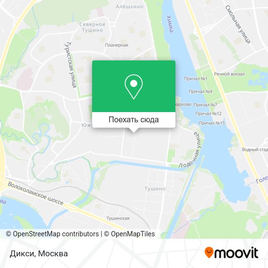 Карта Дикси