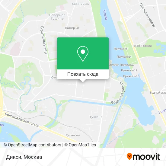 Карта Дикси