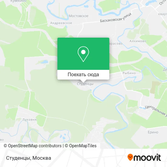 Карта Студенцы