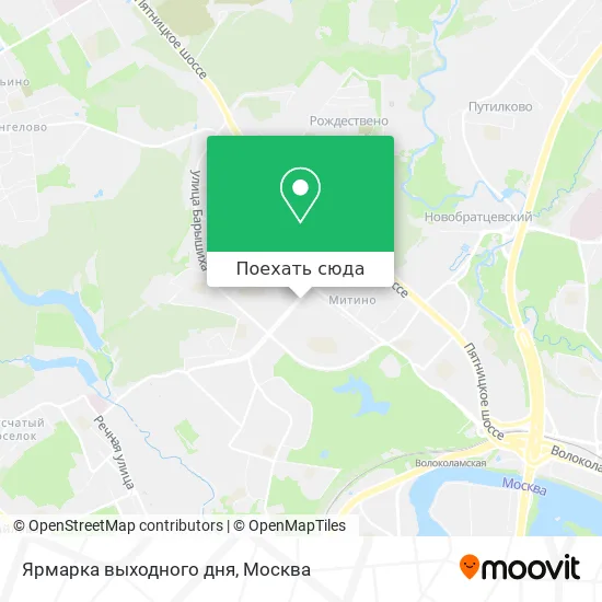 Карта Ярмарка выходного дня