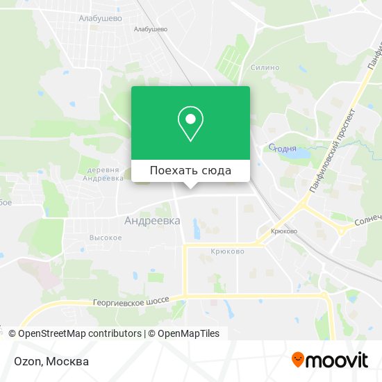 Карта Ozon