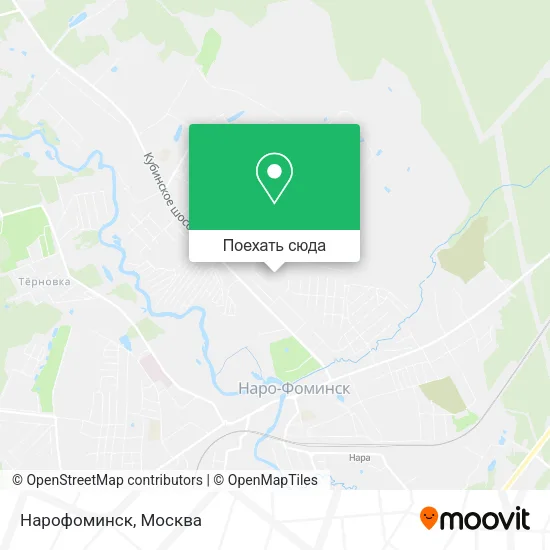 Карта Нарофоминск