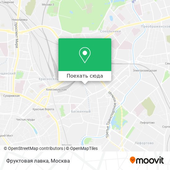 Карта Фруктовая лавка