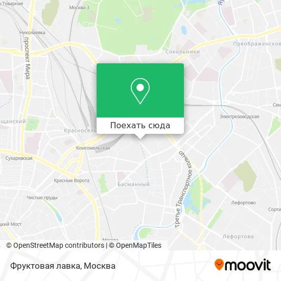 Карта Фруктовая лавка