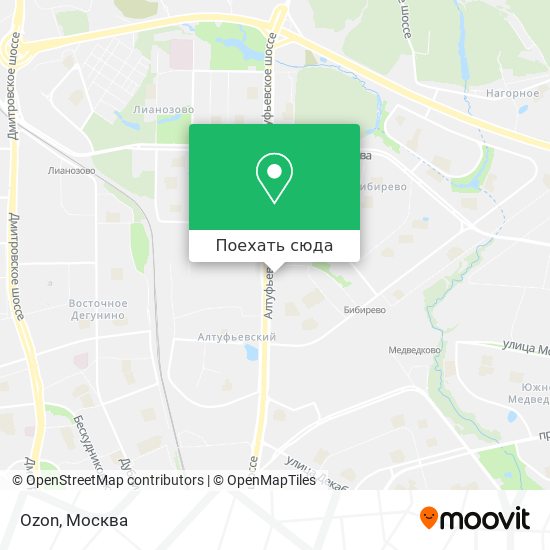 Карта Ozon