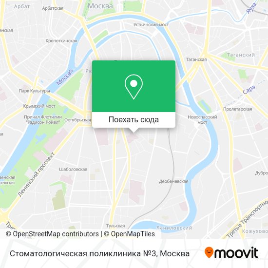 Карта Стоматологическая поликлиника №3