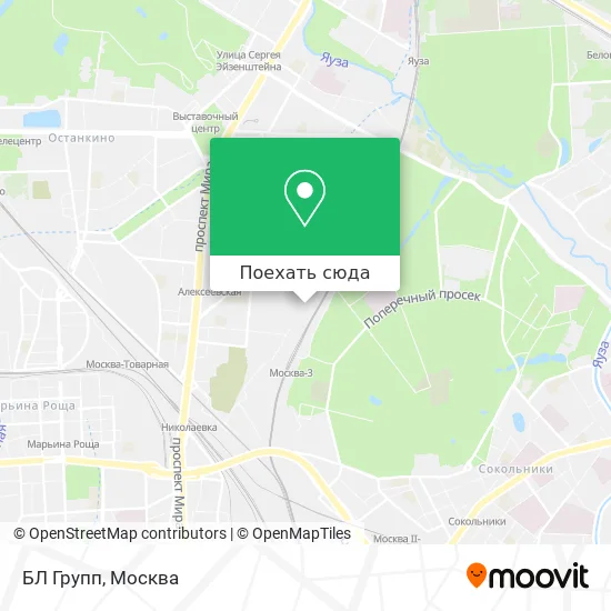 Карта БЛ Групп