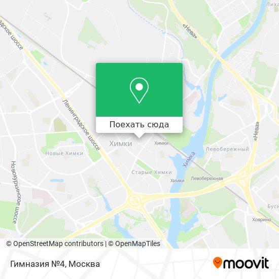 Карта Гимназия №4