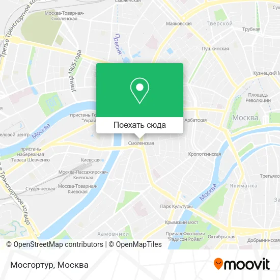 Карта Мосгортур