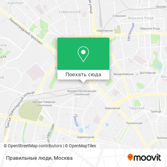 Карта Правильные люди