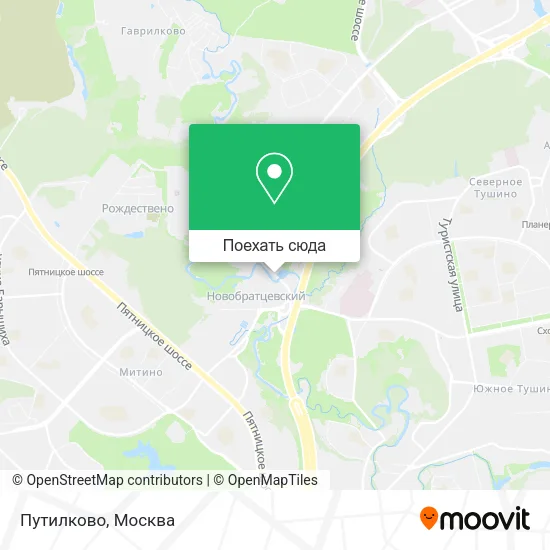 Карта Путилково