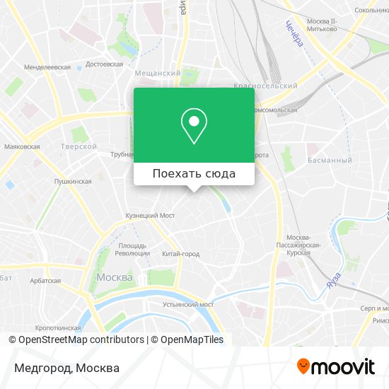 Карта Медгород