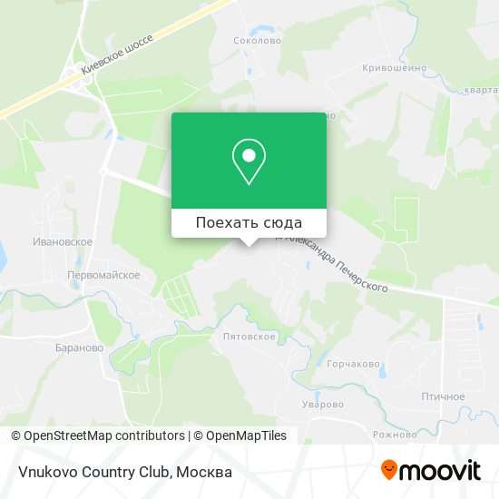 Карта Vnukovo Country Club