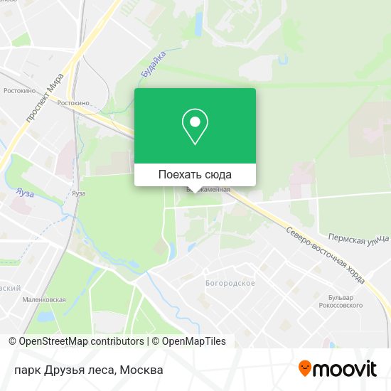 Карта парк Друзья леса