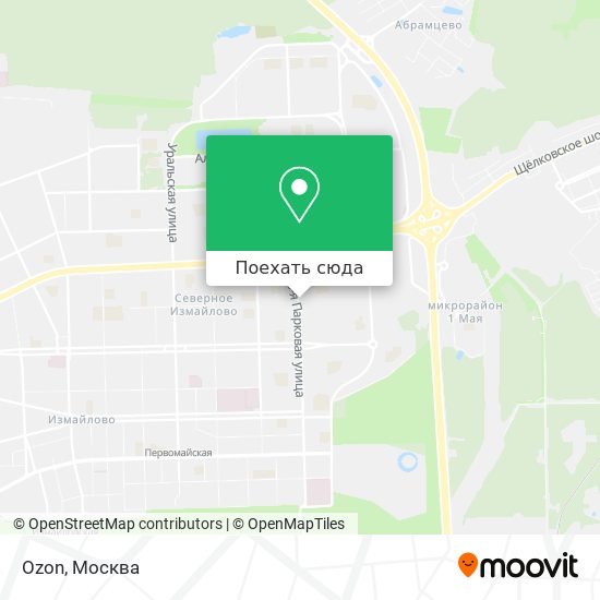 Карта Ozon