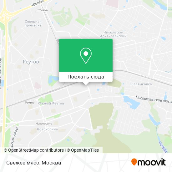 Карта Свежее мясо
