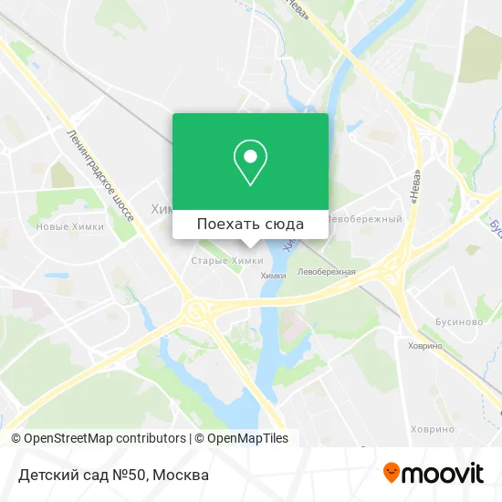 Карта Детский сад №50
