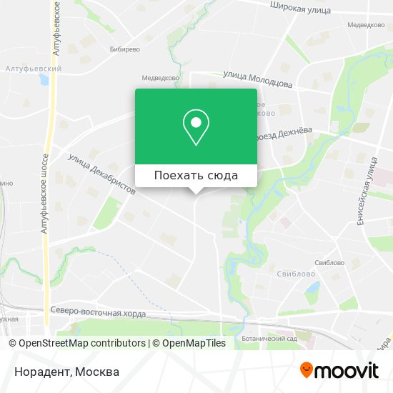 Карта Норадент