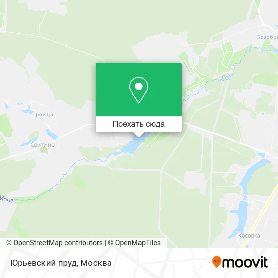 Карта Юрьевский пруд