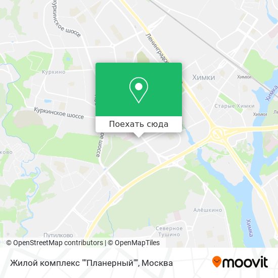 Карта Жилой комплекс ""Планерный""