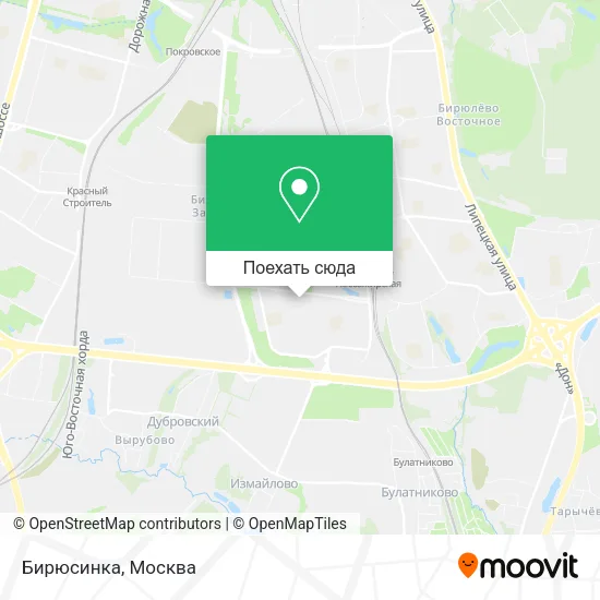 Карта Бирюсинка