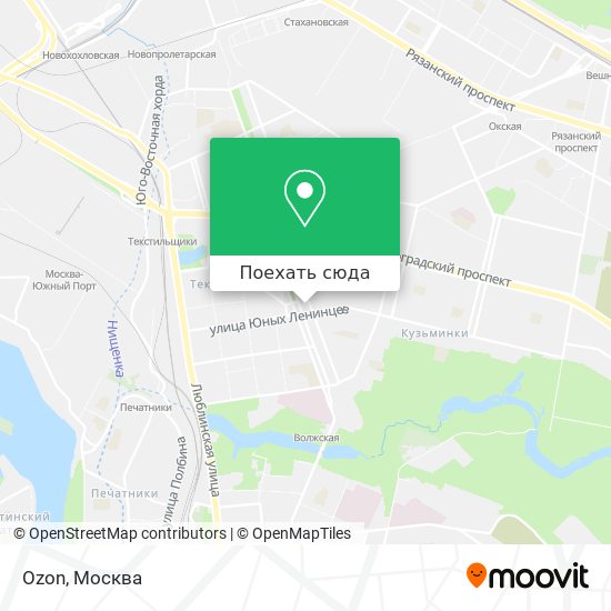 Карта Ozon