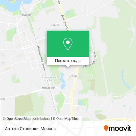 Карта Аптека Столички