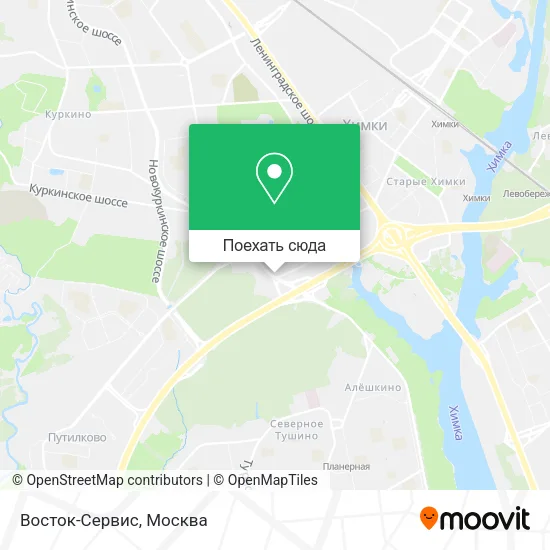 Карта Восток-Сервис