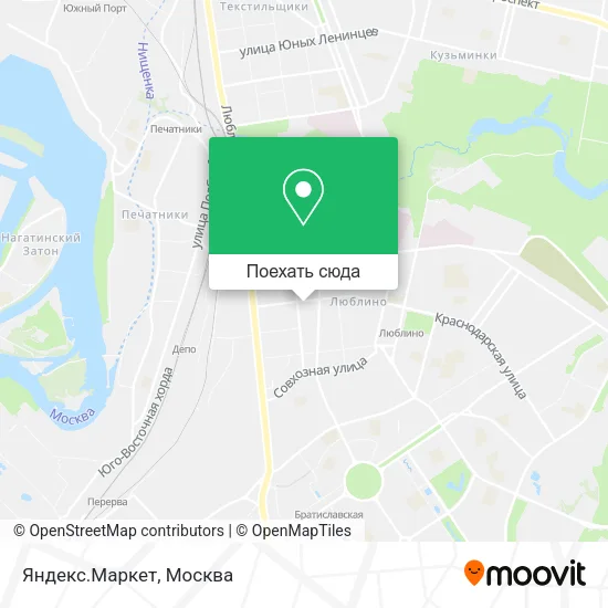 Карта Яндекс.Маркет