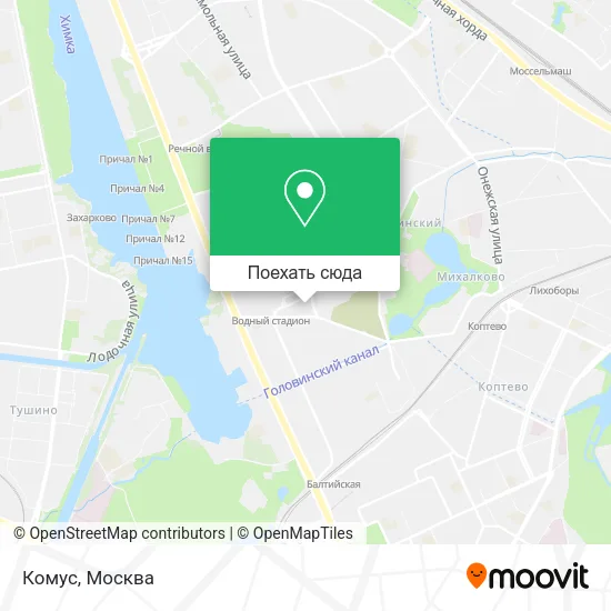 Карта Комус